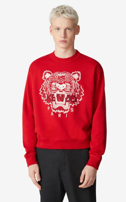 Kenzo red sales tiger sweatshirt